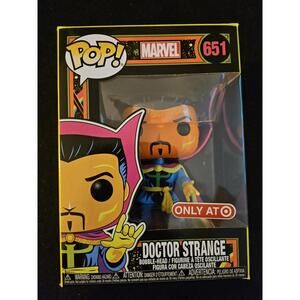 2020 Funko POP! Target Exclusive Marvel Black Light Doctor Strange #651